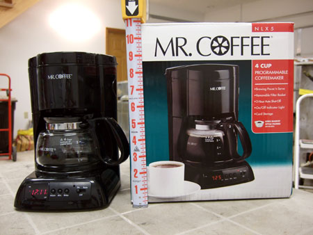 Photo: Exemplar Mr. Coffee Model NLX5
