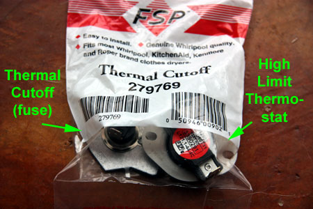 Replacement Thermal Cutoff