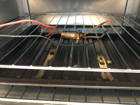 Oven Testing of Compressor Thermal Protector