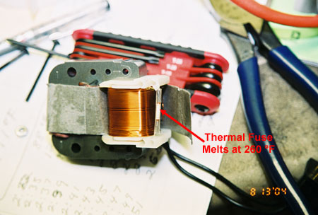 New Bathroom Fan Motors Have a Thermal Fuse