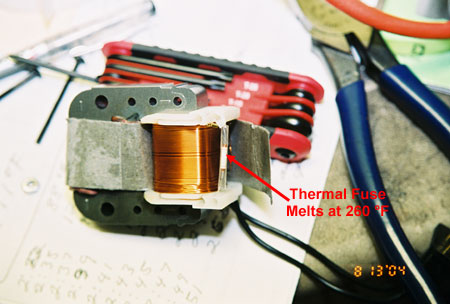 New Bathroom Fan Motors Have a Thermal Fuse