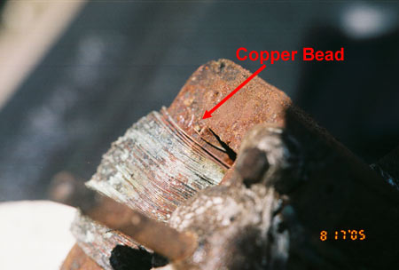 Copper Bead on Motor Winding