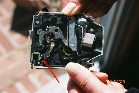 The Internal Heat in the Circuit Breaker was caused by the Contacts not being Aligned