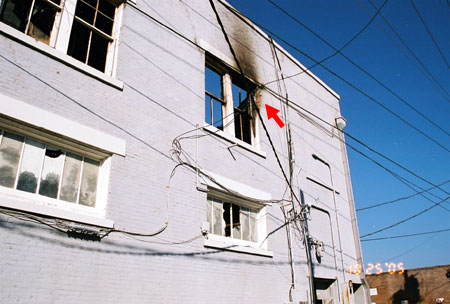 Side of Commercial Building Downtown Gulfport, MS