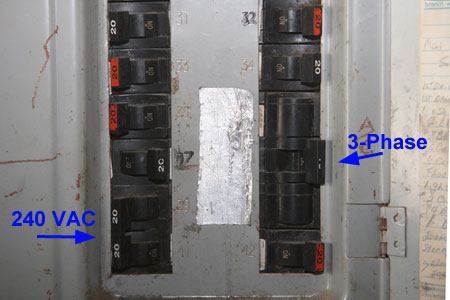 Single Pole, Double Pole and 3-Phase Federal Pacific Electric (FPE) Stab-Lok Circuit Breakers