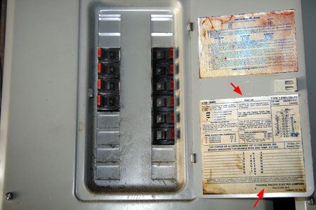 Full Size Federal Pacific Electric (FPE) Panel Box with Stab-Lok Circuit Breakers