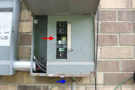 Zinco Panel with Missing Circuit Breaker