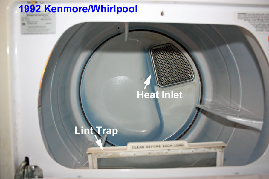 How to clean the lint trap on a whirlpool dryer Electric Clothes Dryers