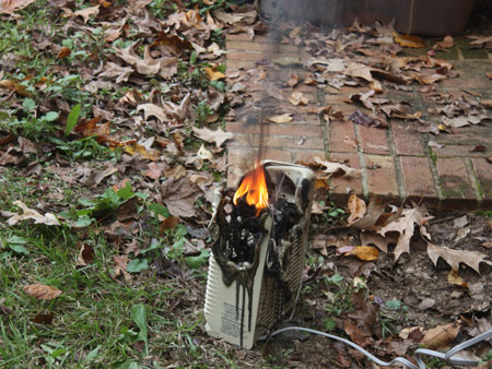 Pic of Logalized Dryer Fire