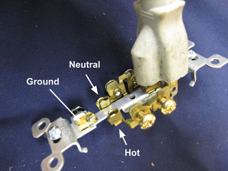 Receptacle without Body and Male Plug