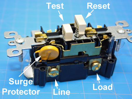 Rust on Frame of GFCI Receptacle