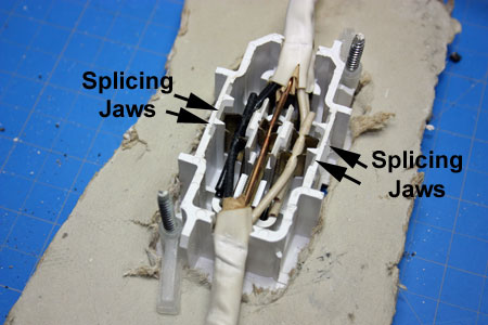 Second View of Splicing Jaws