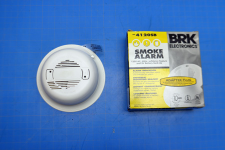 Front of BRK Smoke Alarm Model 4120.