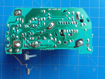  Back Side of PC Board - BRK Model FG250B Smoke Alarm