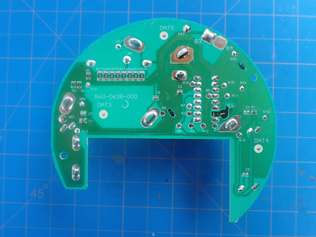Back of the SA350B Printed Circuit Board