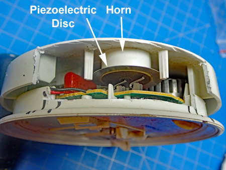 Assembled Piezoelectric Disc and Horn