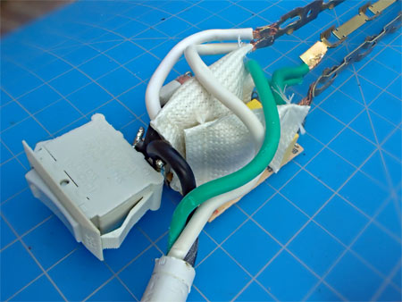 Component Side of Belkin Power Strip