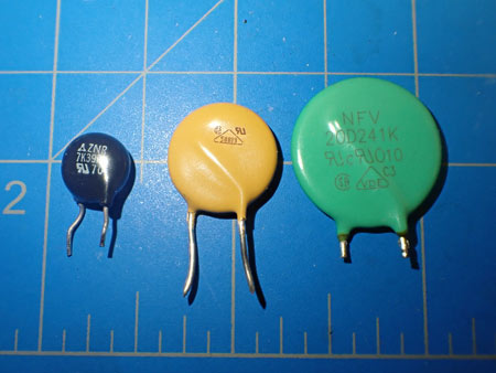 3 Exemplar Varistors